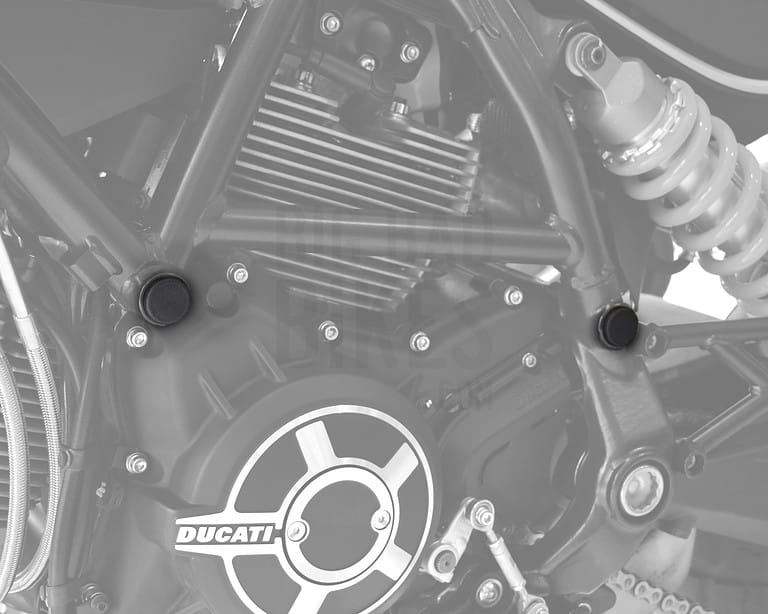 Pyramid Frame Caps for Ducati Scrambler / Scrambler Desert Sled