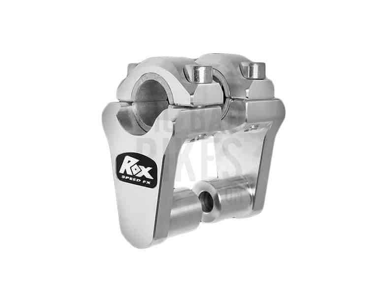 Rox Pivoting Natural Aluminum Handlebar Risers