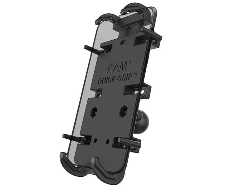RAM Mounts Quick-Grip XL Spring Loaded Cradle with Ball