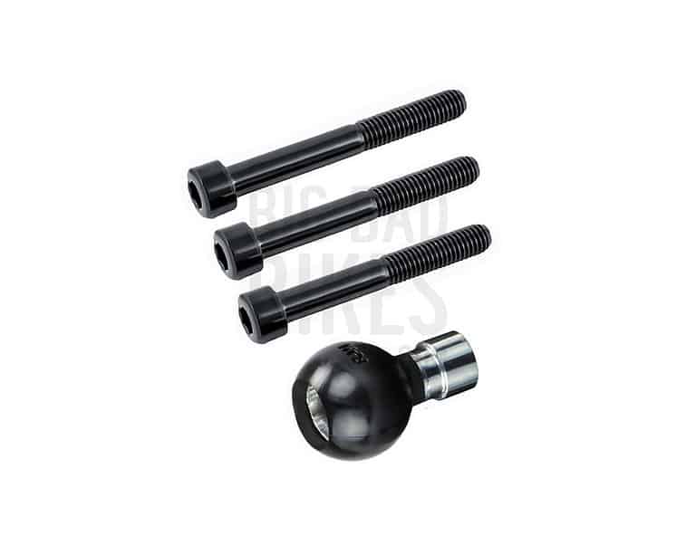 RAM Mounts Motorcycle Handlebar Clamp Base with M8 Screws