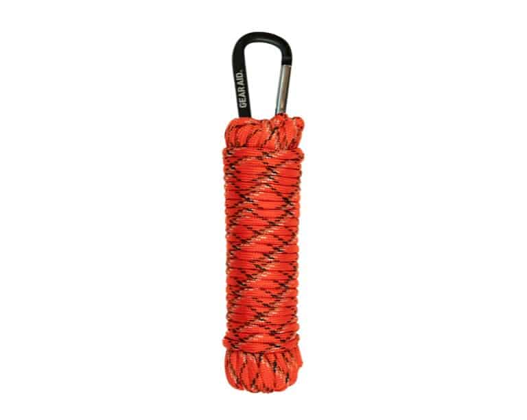 Gear Aid 550 Paracord - Orange/Reflective - 9m