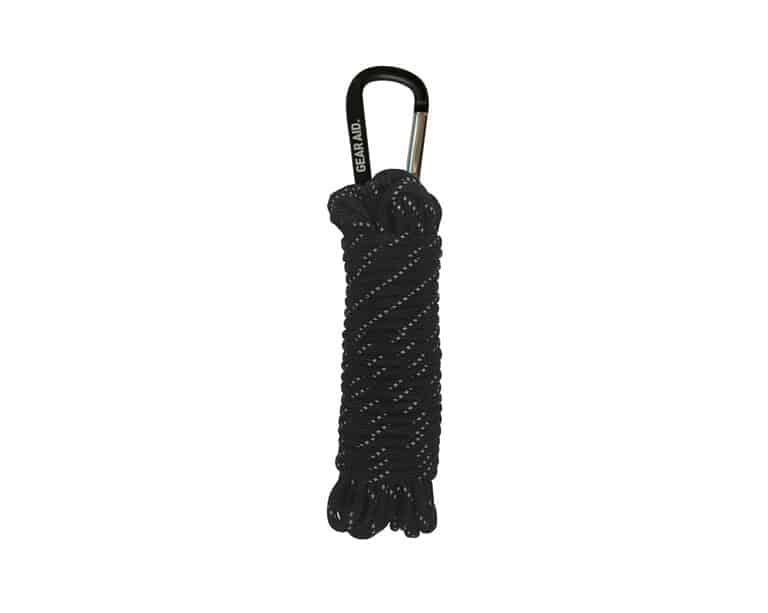 Gear Aid 550 Paracord - Black/Reflective - 9m