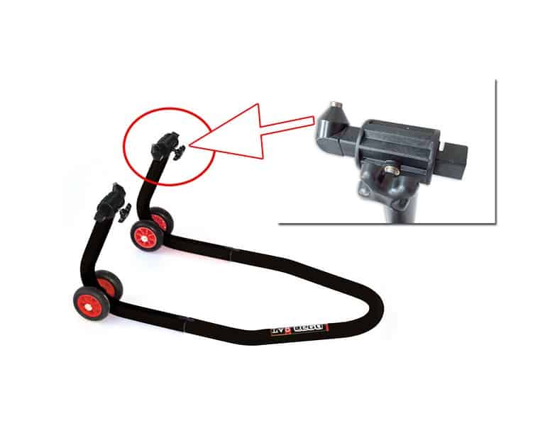 LV8 U-Stand Front Paddock Stand with Cone Cursors