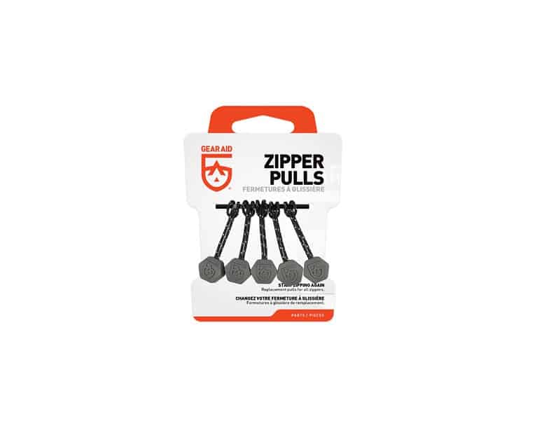 Gear Aid Replacement Zipper Pulls - Pack of 5