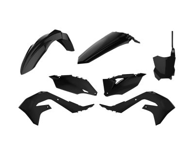 Polisport Plastics Kit for Kawasaki  KX 450 F - Black