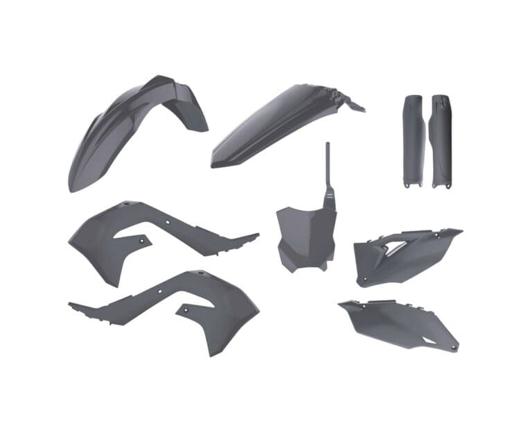 Polisport Plastics Kit for Kawasaki KX450F - Nardo Grey