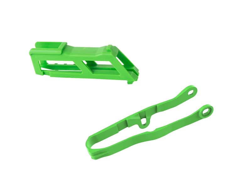 Polisport Chain Guide/Slider Kit for Kawasaki KX450F - Green