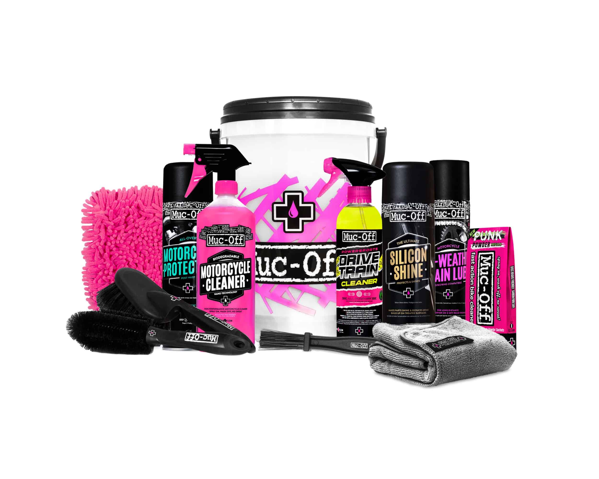 MUC-OFF COFFRET NETTOYAGE MOTO KIT CLEANING - Bikers Design