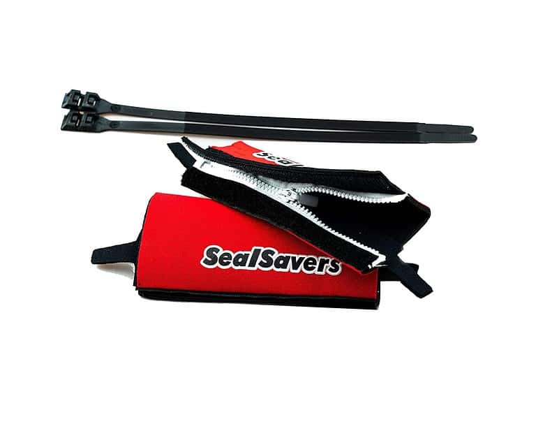 SealSavers Zip-On Fork Seal Protectors - 44-50mm - Red