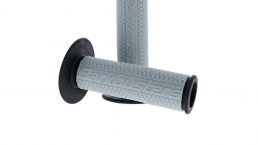 Enhance Your Ride with Grey/Black Barkbusters Handlebar Grips