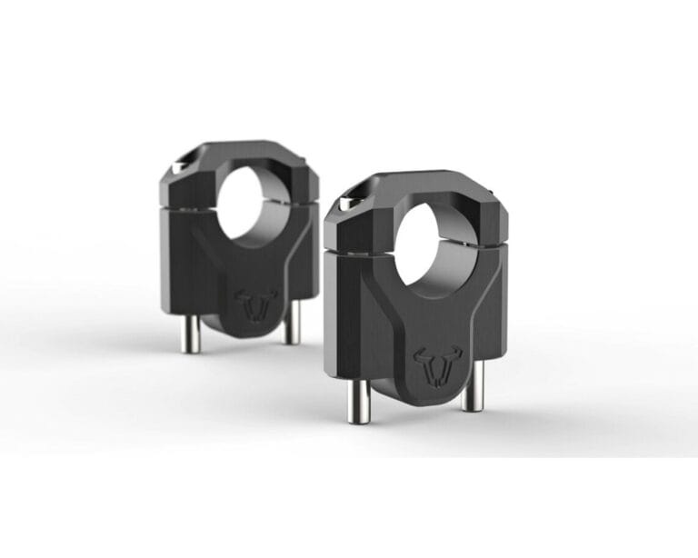 SW-Motech 40mm Handlebar Risers for BMW R1200GS / R1250GS - Black