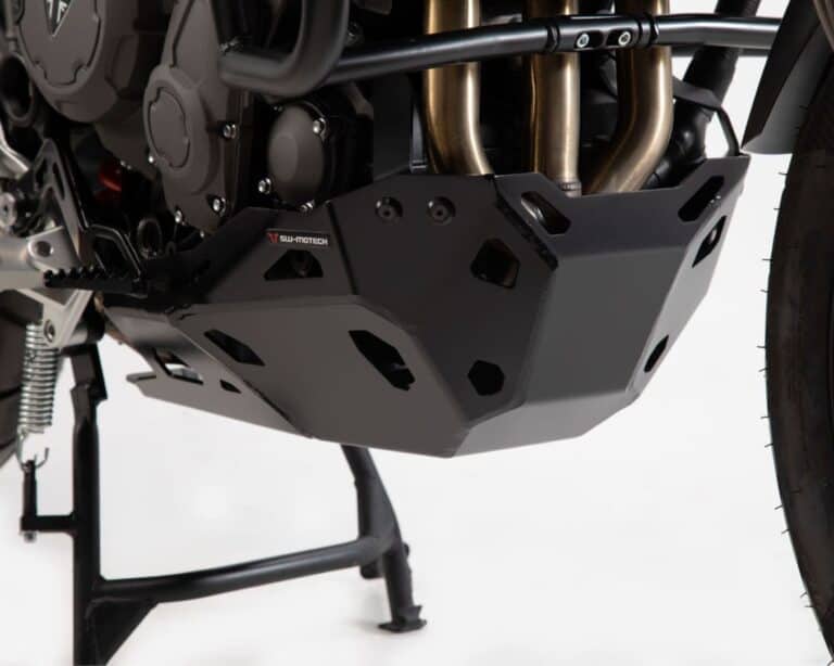 SW-Motech Sump Guard for Tiger 900 - Black - For use only without OEM Crashbars