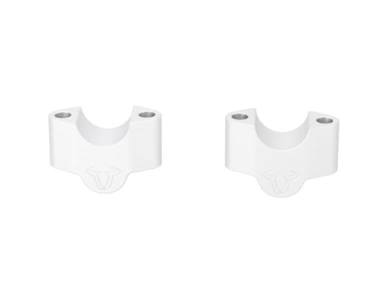 SW-Motech 30mm Handlebar Risers for Triumph Tiger 900 GT / Rally Pro - Silver