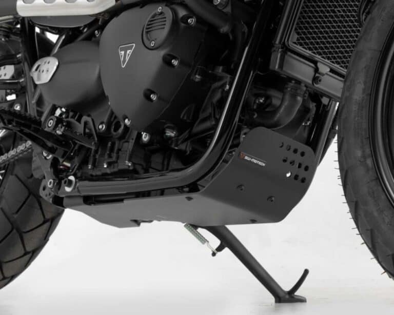 SW-Motech Sump Guard for Triumph Street Twin / Bonneville T120 / Thruxton 1200 / Speed Twin - Black