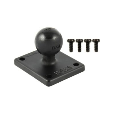 RAM Mounts Square Base Adapter with Hardware for Magellan Maestro and more
