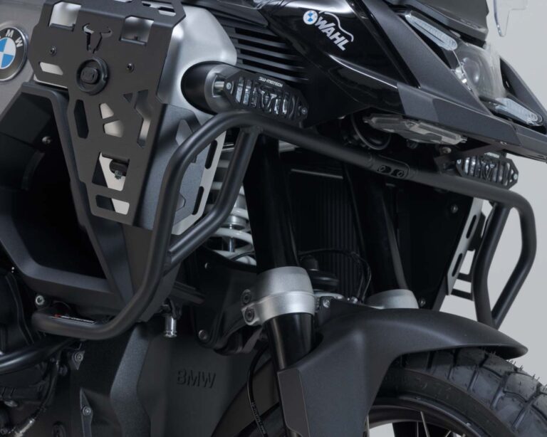 SW-Motech Upper Crashbars for BMW R 1300 GSA - Black - For use with OEM Crashbars