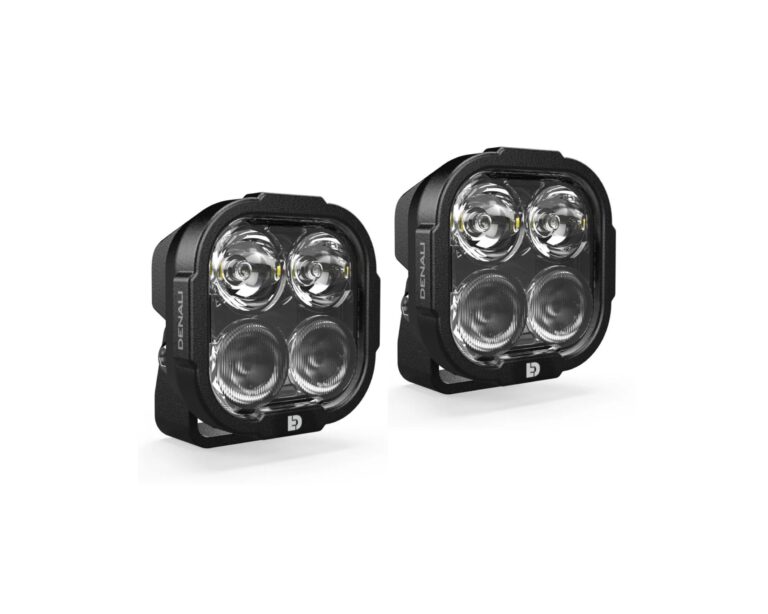 DENALI DL4 Auxiliary LED Lights - White - Lights Only - Set of 2