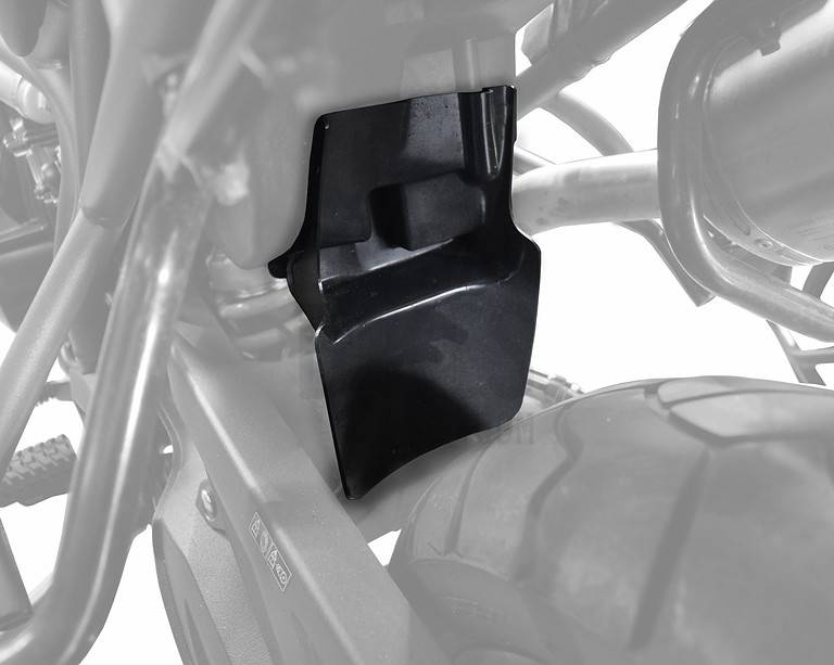 Pyramid Shock Shield & Chain Guard Extension for Triumph Tiger 800