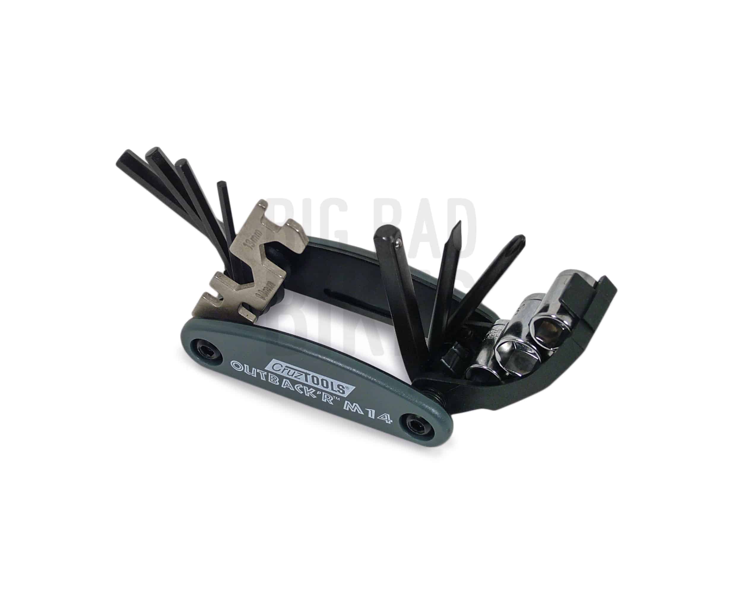 CruzTools Outback'r H13 Folding Tool Kit For Harley Motorcycles – Blue, USA Made