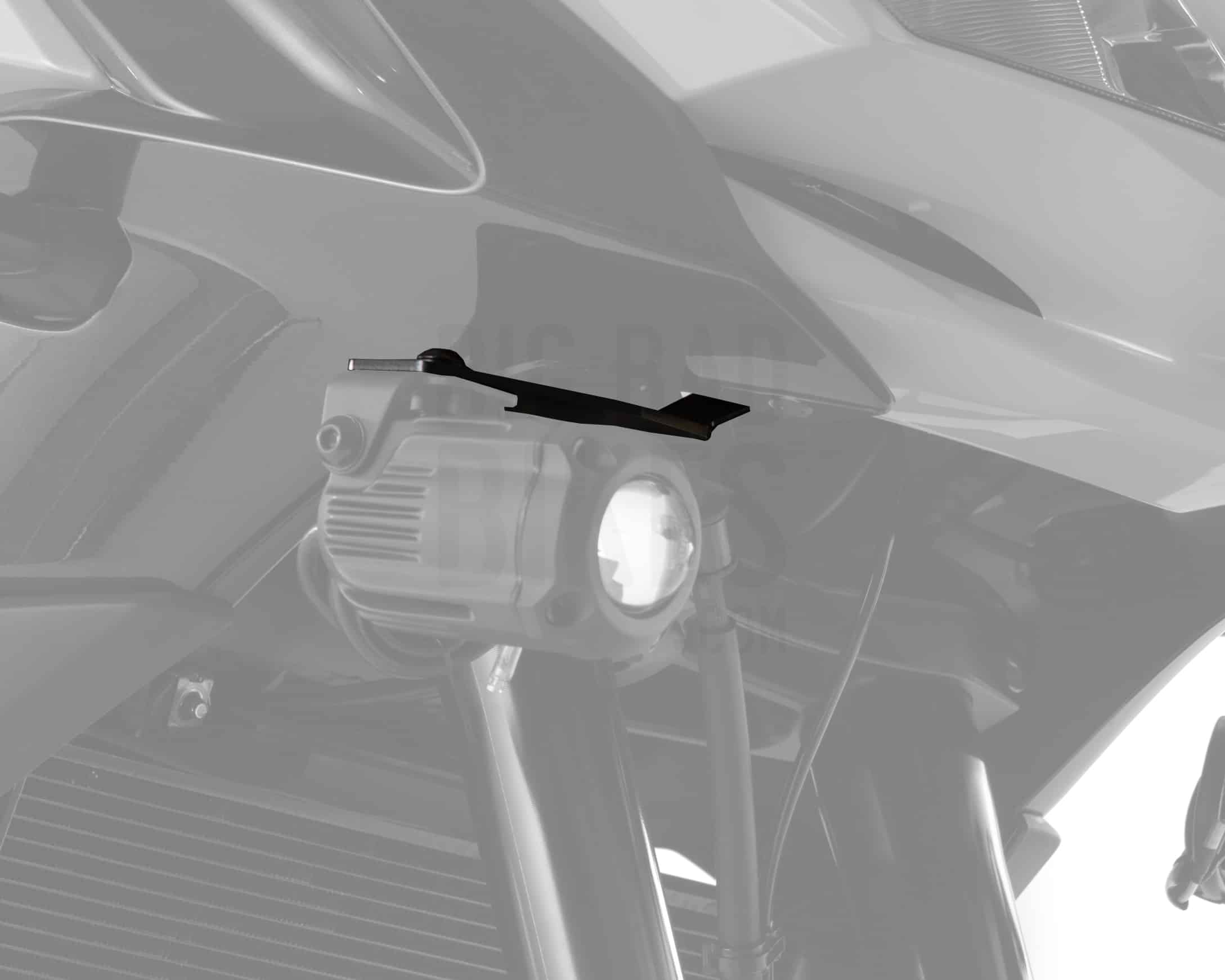 SW-Motech EVO Kit Fendinebbia A LED Per Kawasaki Versys 650 (2010-2014) - Nero, Impermeabile IP69